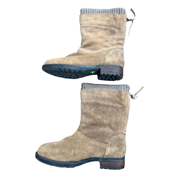 Cougar Brown Mid Ankle Fleece and Sweater Lined Waterproof Boots Size 8 - Picture 3 of 8